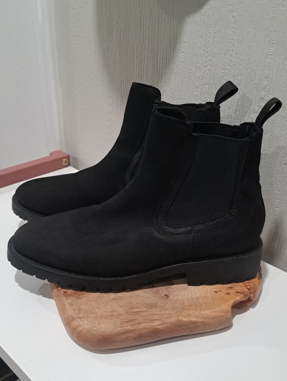 Thursday Boot Company Black Suede Chukka Chelsea Boots